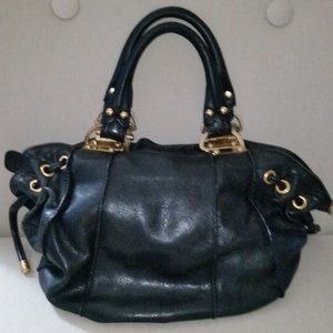 Steven by Steve Madden black leather bag